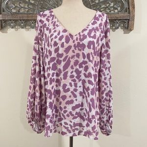 NWOT LEOPARD TOP